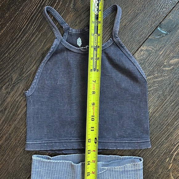 44. FP Movement Happiness Runs Crop & Good Karma Leggings - Grey - XS/S - Picture 5 of 10